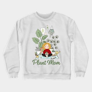 Plant Mom Personalized Gift Crewneck Sweatshirt